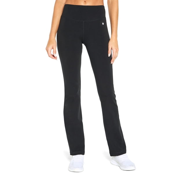 Pantalón Bootleg de Mujer Bally Total Fitness de Cintura Alta Negro
