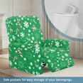 thumbnail image 3 of HELLHERO Snowflake Candy Print Recliner Chair Covers Lazyboy Stretch Slipcovers for Couches with Recliner Christmas Reclining Sofa Cover for Home, Green, 3 of 8