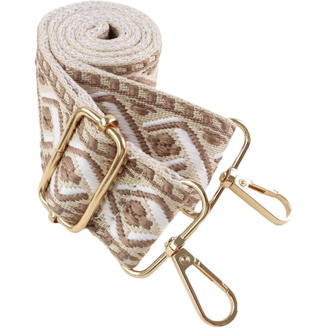 LinYooLi Bandoulière de Remplacement Réglable, Sangles de Bagage, Ceinture Bandoulière en Toile pour Sac à Main, Sangle de Sac à Main pour Femmes (Style A 119)