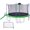 Green#17, variant on Trampoline For Kids 16FT Trampoline for Adults & Kids with Basketball Hoop, Double-sided cover,Outdoor Trampolines w/Ladder and Safety Enclosure Net for Kids and Adults,Outdoor Trampoline