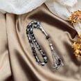 thumbnail image 4 of Handmade 33 Beads Muslims Rosary Ice Cracked Glass Tasbih with Tassels Pendant for Daily Prayers and Meditation Supply, 4 of 8