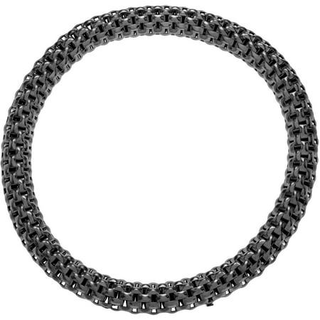 Brinley Co. Women's Sterling Silver Box-Chain Fashion Bracelet, 7, Rhodium