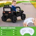thumbnail image 5 of AQCW 12V Electric Vehicle 4-Wheel Dual Drive Off-Road Vehicle For Child,Remote Control Toy,Toddler Electric Car,1.8Mph Max Speed,Treaded Tires,Rubber Handles, 5 of 11