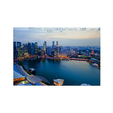

CafePress - Singapore_4.25X5.5_Notecards_Skyl - Rectangle Magnet 2 x3 Refrigerator Magnet