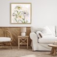 thumbnail image 2 of Stupell Industries Pure Simplicity Flowers Gold Framed Floater Canvas Wall Art design by Jacob Q, 25 x 25, 2 of 9