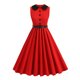 thumbnail image 1 of Faldas de Línea a para las Mujeres Cuello de Muñeca sin Mangas Color Sólido Vestido Maxi de Verano Casual, Faldas de Vestido para las Mujeres No Están Incluidas Aquí, 1 of 8