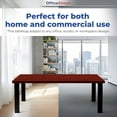 thumbnail image 6 of OfficeSimpli Wood Desk Top, 60 x 30 Inch Made in USA, Table Top for Standing Desk Frame, Kitchen Countertop, Butcher Block, Workbench Long Table Tops for Home & Office - Mahogany Long Grain, 6 of 8