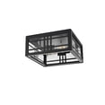 thumbnail image 3 of Elegant Lighting Harley 11 inch Outdoor Flush Mount in Black, 3 of 8