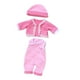 thumbnail image 2 of Conjunto de vestido navideño para muñecas Reborn de 30 cm | Disfraz rosa navideño | Material de algodón elástico | Juguete de vestir para niñas de 3 a 6 años, 2 of 5