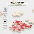thumbnail image 5 of Kll Red Hibiscus Flower - 300 Piece Jigsaw Puzzle For Adult And Teenagers Family Educational Game Toys 300pcs, 5 of 9