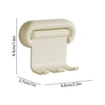 thumbnail image 3 of 10Pcs Plastic Toothbrush Holder, SSZMDLB Toothbrush Storage Rack, Plastic Wall Mount Toothbrush Holder, Adhesive Bathroom Toothbrush Organizer, Detachable Brush Holder for Bathroom Sink Counter,, 3 of 6