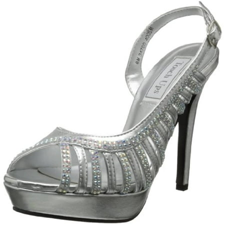 

Touch Ups Women s Theresa Silver Metallic D Orsay 9.5 M