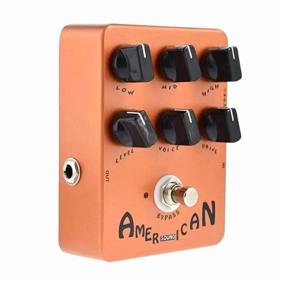 Electric Guitar Distortion Pedal with Top Mounted Port, Tone for Powerful Sound