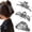 #8, variant on Set of 4 Gothic Spider Web Skeleton Skull Hair Claw Clips, Heavy Duty Metal Large & Medium Hair Barrettes for Women Girls Thick Thin Hair, Headband Styling Halloween Gift