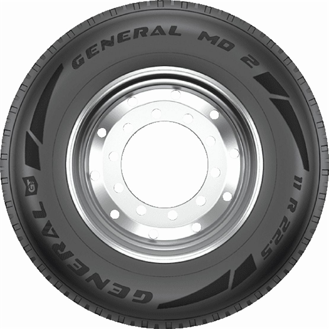 General MD 2 11R22.5 H/16PLY Commercial Tire