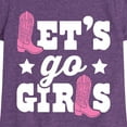 thumbnail image 3 of Instant Message - Lets Go Girls - Toddler And Youth Girls Short Sleeve Graphic T-Shirt, 3 of 6