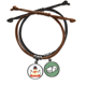 thumbnail image 1 of Feliz Navidad muñeco de nieve Cartoon Illustration Pulsera Cuerda Mano Cadena Cuero Dinero Pulsera Unbranded M, 1 of 2