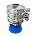 thumbnail image 3 of INTBUYING Stainless Steel Vibrating Screen 15.7" Electric Vibrating Sieve Shaker Liquid Powder 2-layers Shaker 100 Mesh Screen, 3 of 11