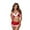 Red, variant on siminseming Christmas Intimates Sexy Christmas Lingerie For Women Santa And Cosplay Sexy Lingerie Set Lace Underwear Christmas Day Clothing Shoes & Accessories