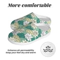 thumbnail image 6 of Lsque Lotus Flower1 Pattern Womens Comfort Cotton on Scuff With Memory Foam and Anti-skid Sole Slipper-39/40, 6 of 7
