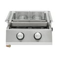 thumbnail image 6 of Portable Grill with 2 Burner Barbecue Grill with Two Burners, for Outdoor Patio Garden BBQ Picnic, 6 of 13