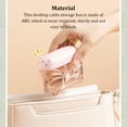 thumbnail image 3 of Tabletop Data Cable Wire Storage Tabletop Data Box with Lid Power Cord Mobile Phone Organizer Dust-proof Charger Sorting for Household Pink, 3 of 9
