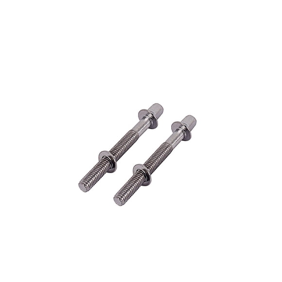 2 uds tornillos de juego de tambor piezas de marco profesional accesorios de sujeción tambores roscados tornillo de montaje componente de Accesorios para instrumentos musicales Como se muestra 60 mm Eigraketly OD026310-04