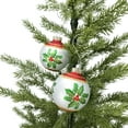 thumbnail image 3 of Holiday Time Dia 65mm Vilge Flower Glass Ornament, 3 of 5