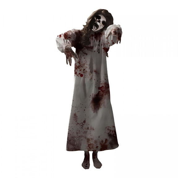 CCOCC Halloween Window Clings,Halloween Wall Stickers Door Decorations Scary Nun Window Stickers Female Ghost Festival Wall Stickers,Halloween Indoor Decor,Gothic Decor