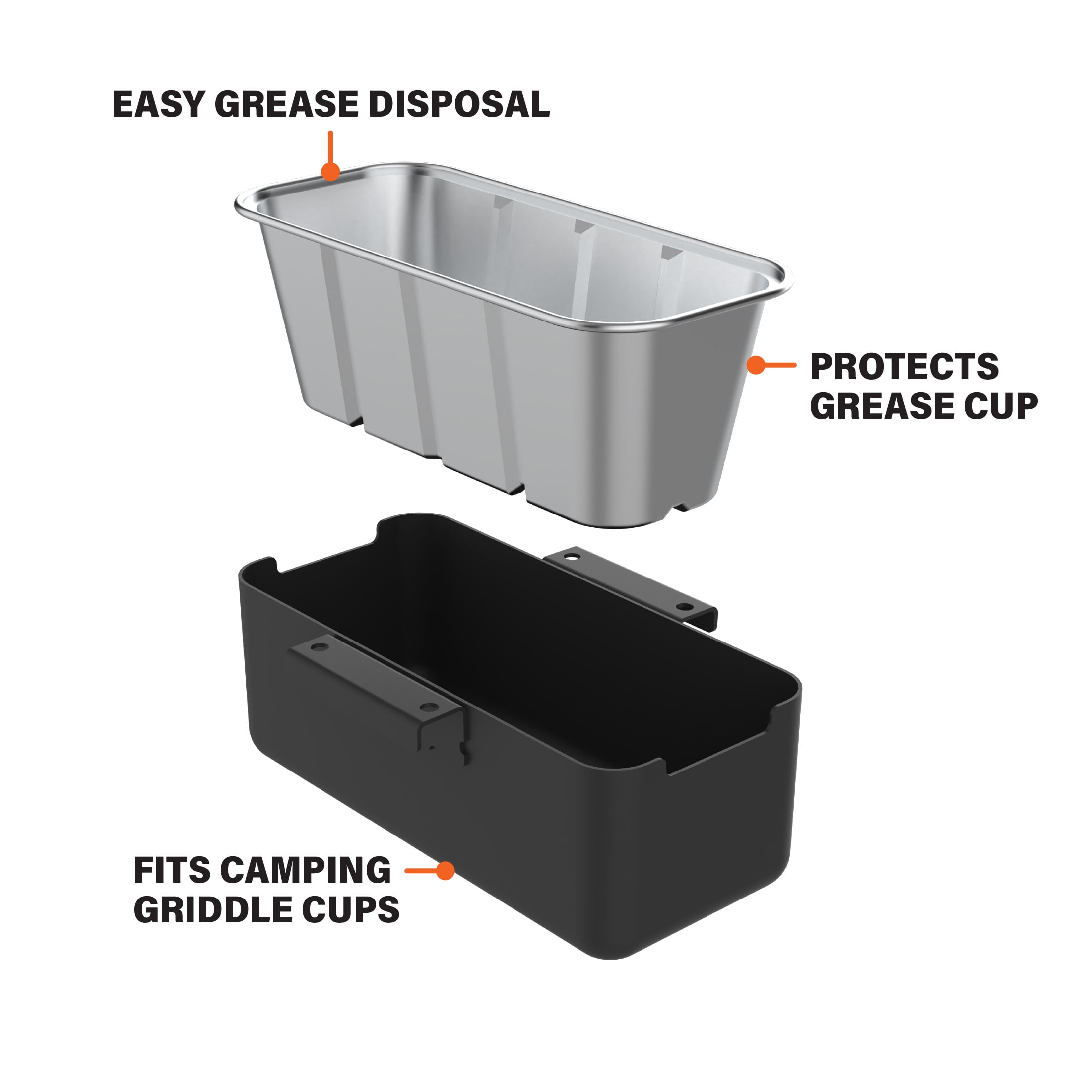 Blackstone Adventure Ready Camping Griddle Grease Cup Liners, Pack of 10