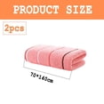 thumbnail image 2 of Soft Cotton Baby Towels, 2-Pack, 70x140 cm, Highly Absorbent & Lightweight, 2 of 5