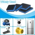 thumbnail image 6 of Uxcell 4Pcs Rubber Anti Vibration Pads, 3 x 3 x 7/8 inch Heavy EVA Center Isolation Mats, 6 of 6