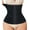 Black, variant on Nebility Womens' Waist Trainer Tummy Control Waist Cincher Slim Body Shaper (Black Without Hook, M)