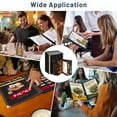 thumbnail image 2 of WeChef 30 pack 8.5"x11" Restaurant Menu Book Covers 6 Page 12 View Book Style for Cafe Hotel Bar Black, 2 of 9