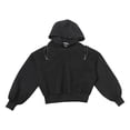 thumbnail image 5 of Jane Wardrobe Mesh Rhinestone Cutout Back Hoodie Women's Oversized Long Sleeve Layering Sweatshirt 1PC S-XXL Plus Size Friendly, 5 of 7