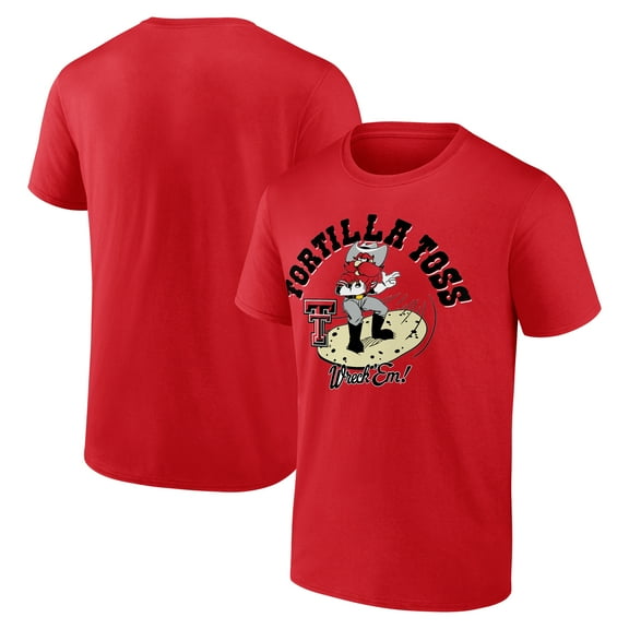 Men's Red Texas Tech Red Raiders Tortilla Toss T-Shirt