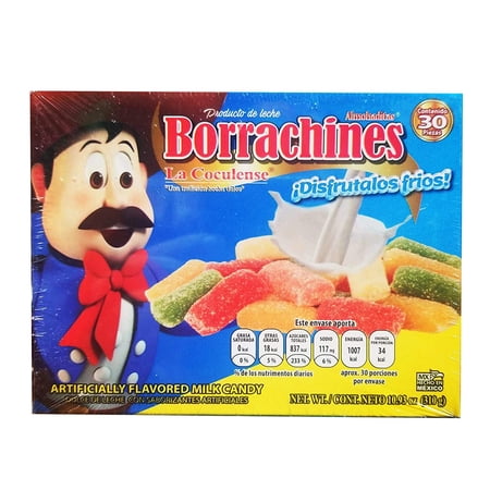 2pcs A COCUENSE Borrachines Amohaditas de eche 30 Piezas 310 . | Artificiay Favored Mik Candy 10.93 oz.