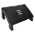 thumbnail image 3 of Reposapiés ergonómico con altura ajustable de 6 pulgadas y masajeador para debajo del escritorio, ideal para oficinas y hogares., 3 of 14