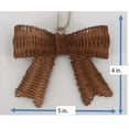 thumbnail image 2 of GT RATTAN BOW 4.25 in. ORNAMENT, 2 of 3
