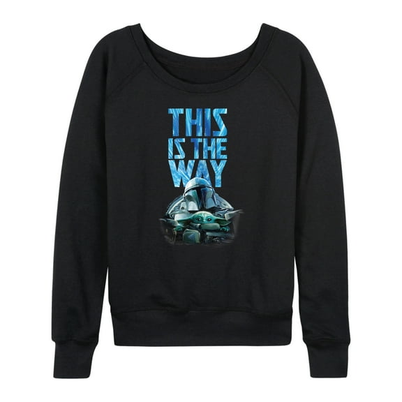 Star Wars - The Mandalorian This Is The Way Hyperspace  - Wo Men's French Terry Long Sleeve Pullover