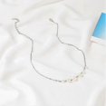 thumbnail image 4 of Pearl Pendant Necklace Minimalist 7 Faux Pearl Necklace Chain Jewelry for Women, 4 of 5