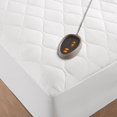 thumbnail image 1 of Beautyrest Couvre-Matelas Chauffant en Mélange de Coton Blanc Simple TG, 1 of 2