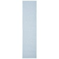 thumbnail image 2 of SAFAVIEH Machine Washable Rug Indoor/Outdoor Bermuda Collection - Bermuda Rio Geometric Indoor/Outdoor Area Rug, Light Blue/Cream, 8' x 8' Round, 2 of 5