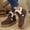 #310-Coffee, variant on Women's Plus-Size Fleece-Lined Thick-Soled Buckle-Strap Snow Boots for Fall and Winter Warm and Comfortable Outdoor Leisure Boots