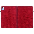 thumbnail image 1 of FJLBDE Étui pour Oppo Realme Pad X 10,95 Pouces 2020, Portefeuille Folio à Rabat en Cuir PU à Motif Floral Embossé avec Support, Rouge, 1 of 7