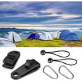 thumbnail image 5 of Ball Bungee Cords For Canopy, Heavy Duty Tarp Bungee Looped Bungee Cords, Elastic String Reinforced With Weather Resistant Material, Secure Cargo For Outdoor Activities, 30Pcs, 5 of 5