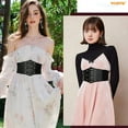 thumbnail image 3 of WHIPPY Women Corset Belt Elastic Waspie Wide Waist Belts for Dresses, 3 of 10