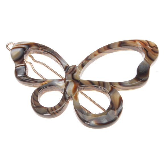Pasador Boule Tige de mariposa con recorte grande France Luxe - Ónix