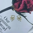 thumbnail image 6 of Punk Flame Hoop Earrings for Women Minimalist Dangle Drop Huggie Hoops Statement Earrings Small Hoop Christmas Ear Jewelry Gifts Hypoallergenic, 6 of 12