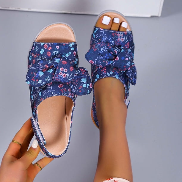 Nuevas sandalias de plataforma con nudo de lazo Sandalias de moda de boca de pez para mujer Wmkox8yii nm5415